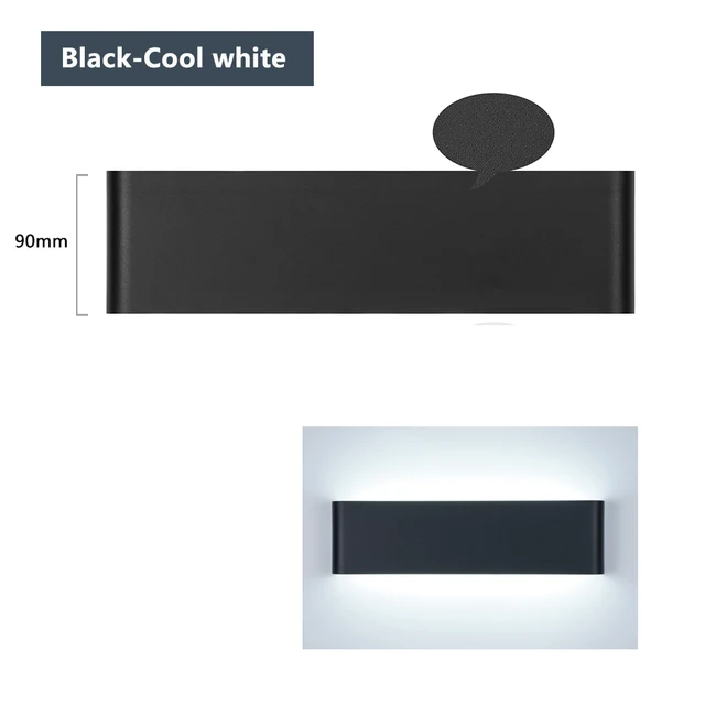 Apliques Rectangulares De Lampara De Pared Led Casa Inteligente