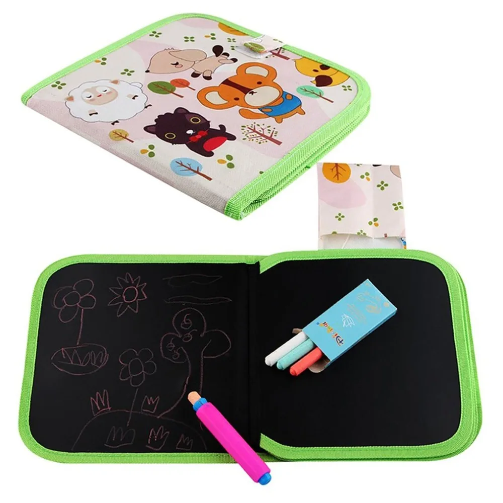 Soft Cloth Book Recyclable Painting Toy Infant Portable Bright Color Bear Night Early Educational Books Draw Toy for Infant HOT