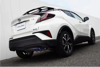 

Chrome Stainless Steel Tail End Pipe Exhaust Muffler Cover Trims 1PC For Toyota C-HR C HR 2016 2017 Car styling