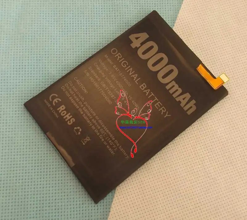 DOOGEE Y8 plus аккумулятор 6,1 дюймов DOOGEE Y8 plus аккумулятор для мобильного телефона 4000 мАч
