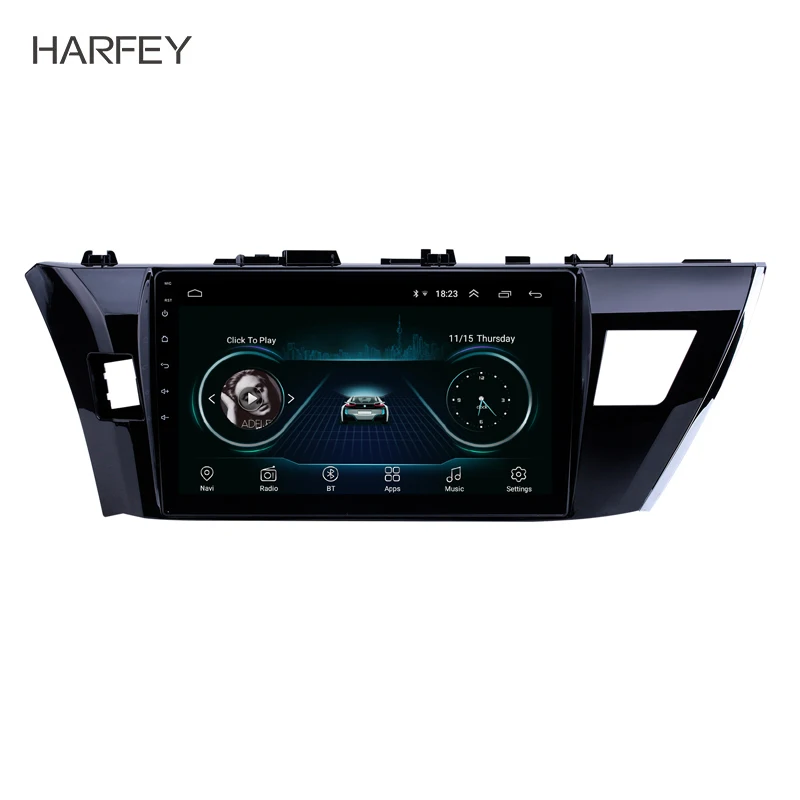 

Harfey 2Din 10.1" HD Car Stereo GPS 1+16GB Navi Android 8.1 Radio For Toyota Corolla 2013 2014 2015 Multimedia Player Head Unit