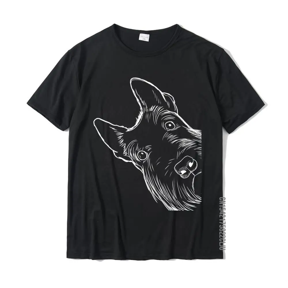 Slim Fit New Arrival Europe Tops Shirt Round Neck Summer/Autumn 100% Cotton Short Sleeve Top T-shirts for Men Personalized Tees Funny Scottie Dog Scottish Terrier Pullover Hoodie__31933 black