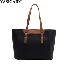YASICAIDI, роскошные сумки, женские большие ручные сумки, дизайнерские вместительные сумки с заклепками из искусственной кожи, сумки на плечо, женская сумка