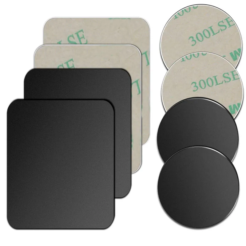 5pcs Sticker Metal Plate Disk Iron Sheet For Magnet Mobile Phone Holder Magnetic Car Phone Stand