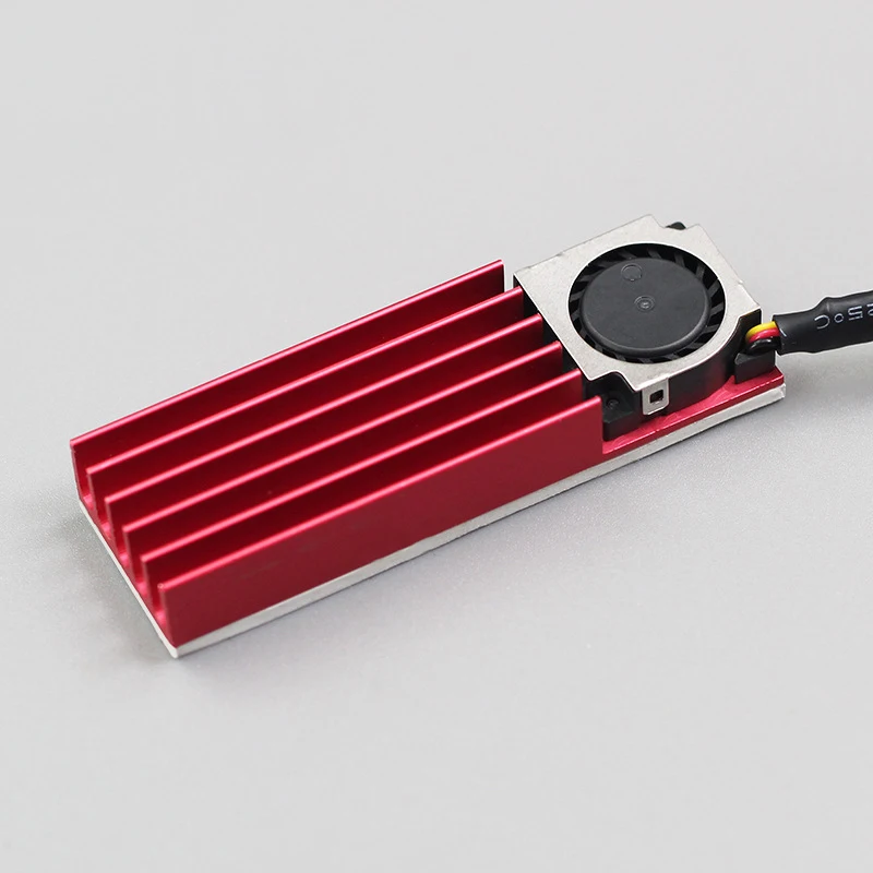 Qиндийский вентилятор NVME NGFF M.2 радиатор 2280 SSD металлический лист теплопроводность Кремниевая пластина Вентилятор охлаждения Радиатор