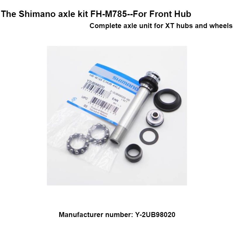 Shimano mountain bike XT M785 M8000 front and rear hub wheel set repair  parts tower base shaft gear