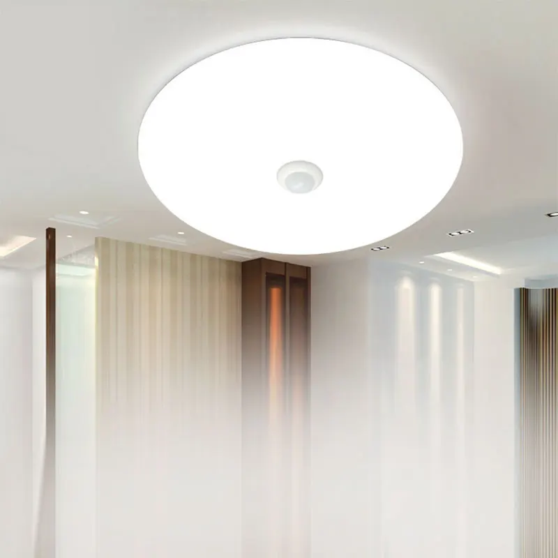 

12W 24W 30W LED Ceiling Light Down Light Surface Mount led Panel Lamp PIR Infrared Motion Sensor Lamp For Home Lighting 85-265V