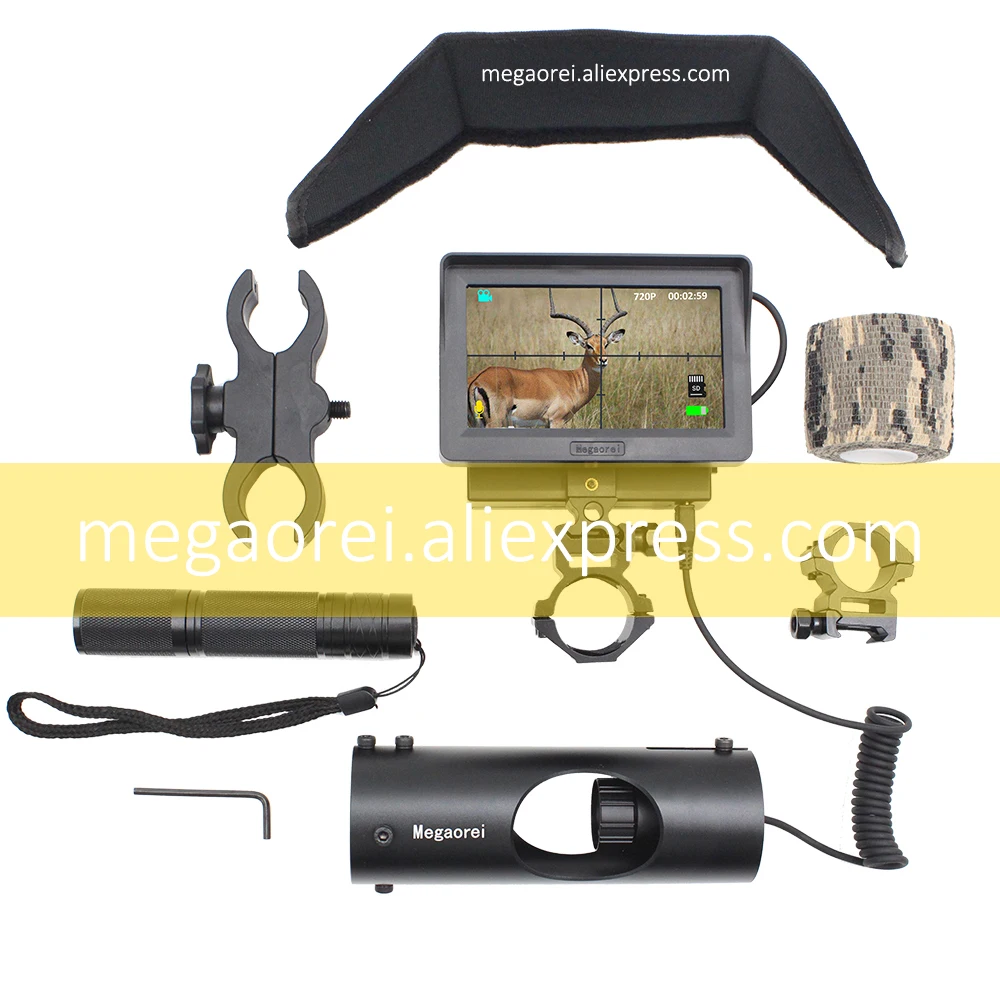 Megaorei 2™ Night Vision Scope System Digital IR HD Hunting Camera DVR