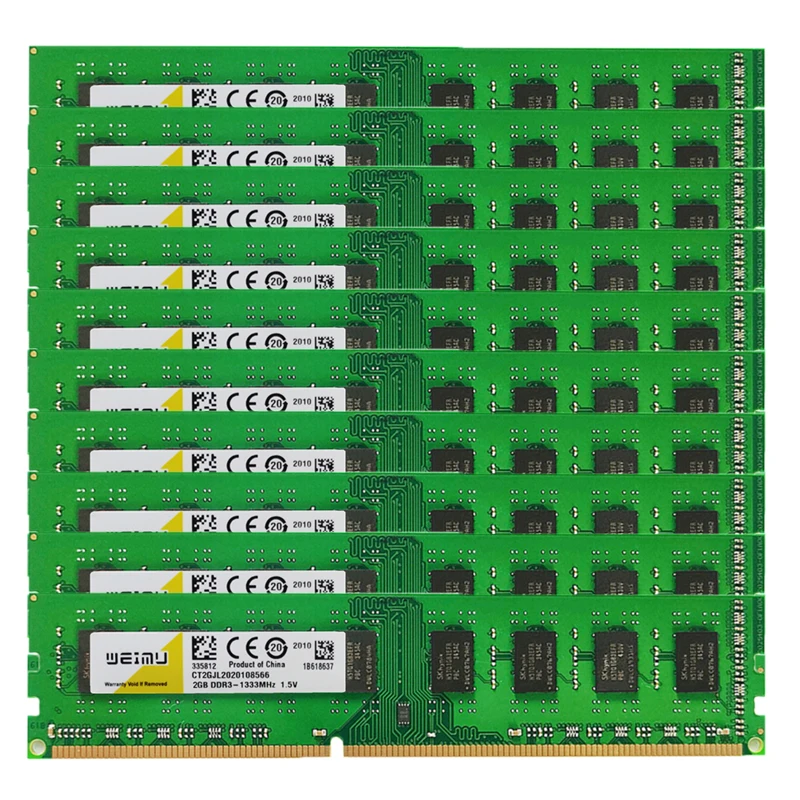 DDR3 50 шт./100 шт. 8 ГБ 4 2 PC3 1333 1600 1866 МГц ОЗУ память 12800 10600 2G 4G 8G для ПК настольного