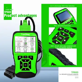 Автомобильный Универсальный OBD-считыватель кодов TopDiag TP600, автомобильный OBD2 сканер + VAG Полная диагностика систем ECM,TCM,ABS,SRS,TPMS,TPS,EPBetc Автомобильный Универсальный OBD-считыватель кодов TopDiag TP600, автомобильный OBD2 сканер + VAG Полная диагностика систем ECM,TCM,ABS,SRS,TPMS,TPS,EPBetc