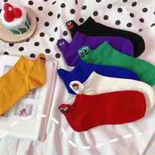 IVYYE, цветные уличные носки с символикой аниме, повседневные короткие носки с героями мультфильмов, лидер продаж, летние хлопковые носки для женщин и девушек, новые подарки