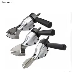 Tête de ciseaux pour perceuse électrique, bricolage, feuille de métal, ciseaux pour mandrin, ciseaux en fer, tissu en plastique, laine, coupe de treillis métallique, tournevis à Air, CD6 