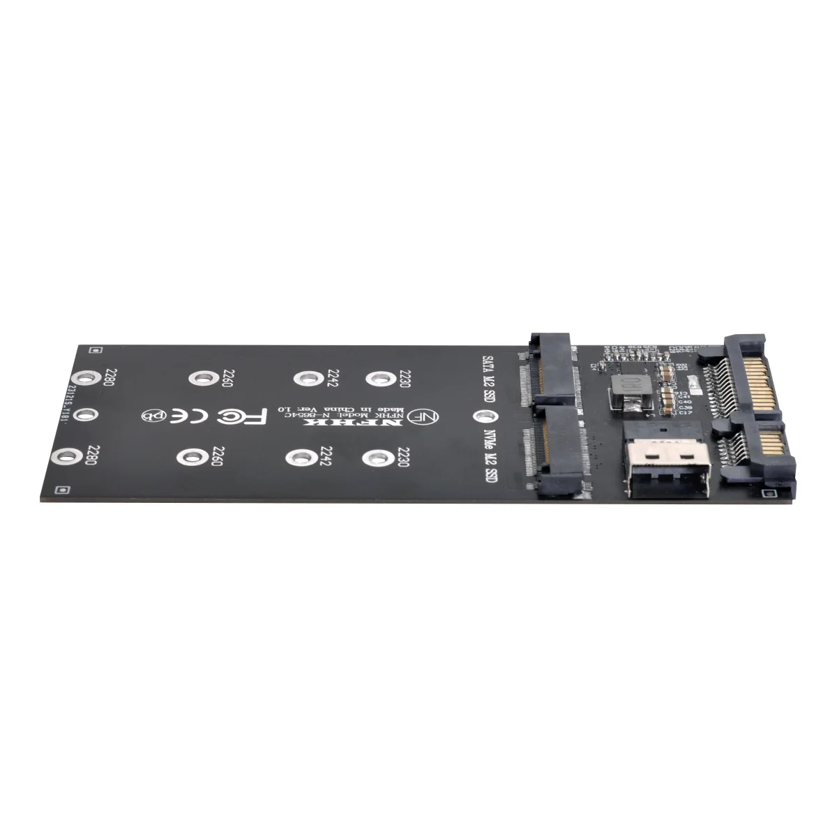 

Cablecc U2 Kit NGFF M-Key to SFF-8654 to Slimline SAS NVME PCIe SSD SATA Adapter for Mainboard