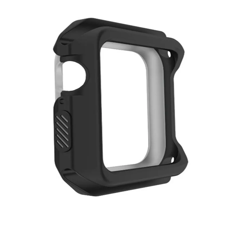 ALPQ 2 шт./лот силиконовый простой чехол для Apple Watch 40 мм 44 мм для часов серии 4 3 2 1 38 мм 42 мм ударопрочный чехол