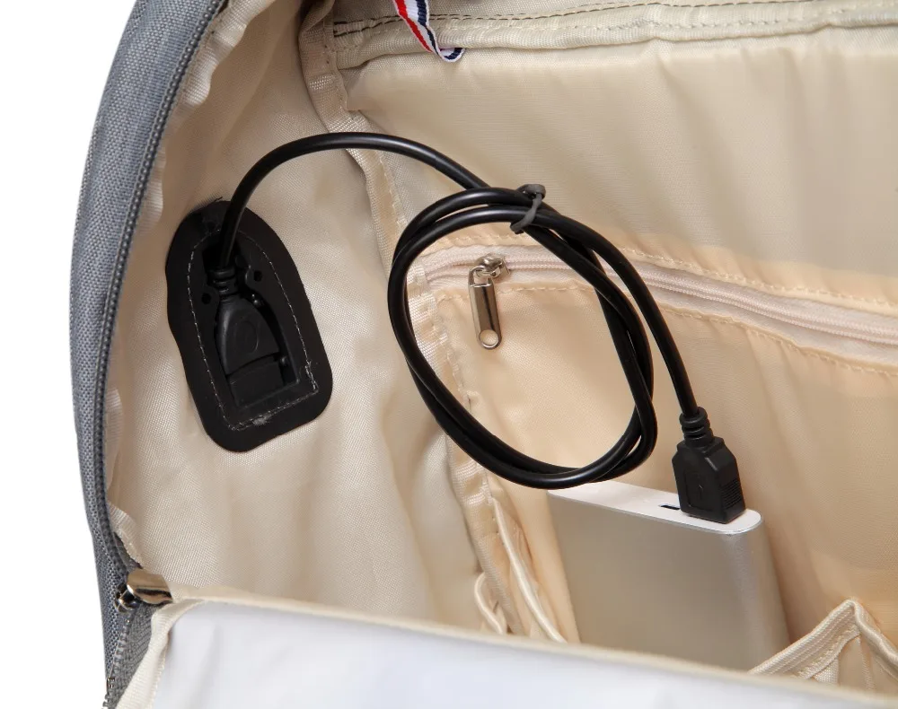 Новейший USB зарядное устройство для путешествий рюкзак для беременных многофункциональный большой емкости Детская сумка подгузник рюкзак светильник вес