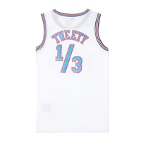 Classic Space Jam Film cosplay costume Version Embroidered Jersey Basketball Wear White Black No. 34 jersey
