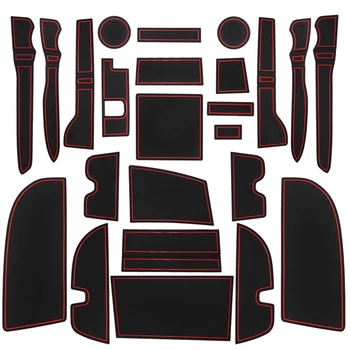 

Cup Liner Door Mat for Toyota 4Runner 2019 2018 2017 2016 2015 To 2010 Center Console Liner Insert Accessories Kit Custom Fit(2