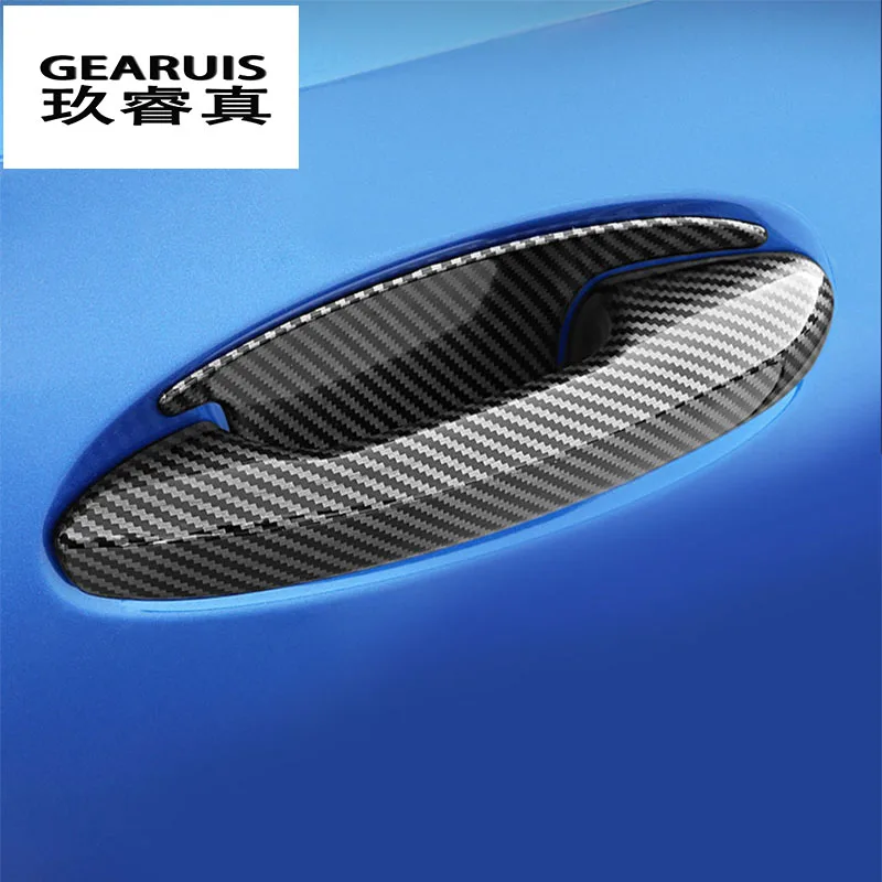 

Стайлинг автомобиля, внешняя ручка, дверная чаша, защитный чехол из углеродного волокна, отделка для Mercedes Benz C Class W206 2022, аксессуары