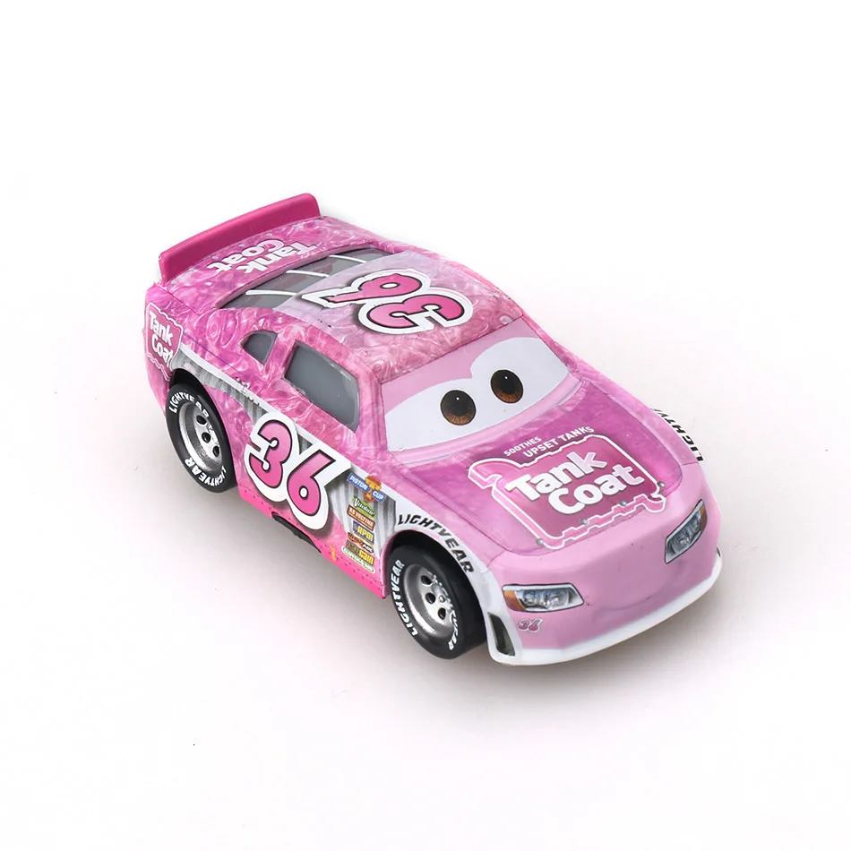 Disney Pixar Cars 2 3 Lightning 40 стиль Mcqueen Mater Jackson Storm Ramirez 1:55 литой автомобиль металлический сплав мальчик детские игрушки подарок