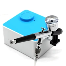 Аэрограф Двойного действия, воздушный компрессор, комплект, воздушный насос, распылитель, Воздушная кисть, пистолет, набор для художественной живописи, тату, ремесло, торт, распылитель, ручка, набор инструментов