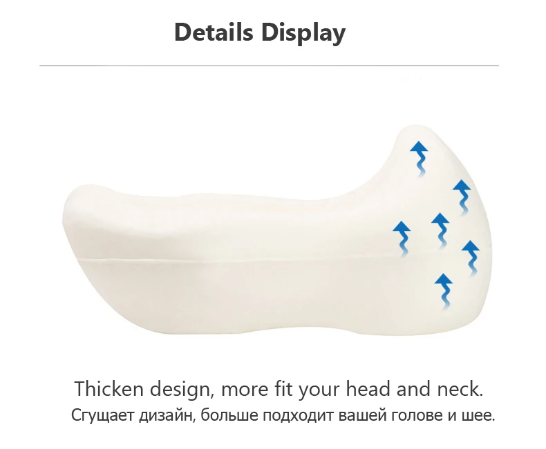 PurenLatex u-образная подушка для путешествий Ортопедическая подушка для шеи чистая природа латексные подушки защита шейного отдела позвоночника защита высокой спины дизайн