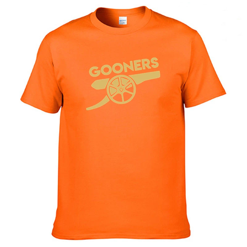 Arsenal F. C The Gooners Футболка Мужская хлопковая футболка Летняя Хлопчатобумажная футболка новая уличная Harajuku футболка Топ Футболка Прямая поставка