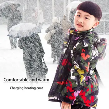 

Children Jacket Winter Children Jacket Boy Outdoor Winter Warm Children Smart Heating Coat Heating Jacket Warm Children Jacket