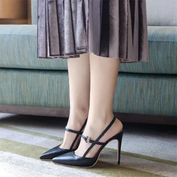 

YECHNE Women High Heel Sandals Sexy Wedding Sandals Party Plus Size 33 43 Peep Toe High Heels Bridal Shoes Black Red White