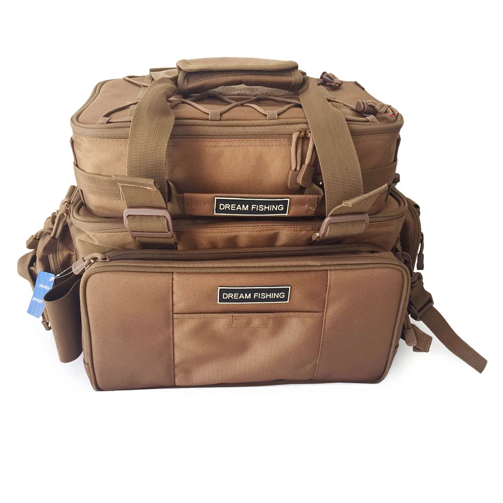 

Multifunctional Fishing Backpack Tackle Bag Detachable Combination Fishing Lure Gear Storage Shoulder Handbags with Tackle Boxes