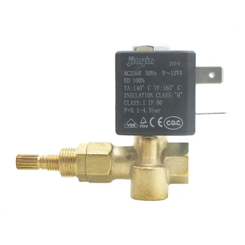 

Jiayin AC230V G1/8" 2mm JYZ-3R High Pressure Electromagnetic Solenoid Water Gas Steam Valve Fire Control Valve 2/2 Way Type