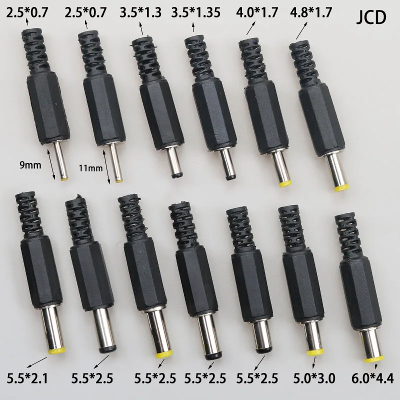 

1PCS 5.5*2.1mm Male DC Power Plug Socket Adapter DC Jack 2.5*0.7 / 3.5*1.35 / 4.0*1.7 / 4.8*1.7 / 5.0*3.0 / 5.5*2.5mm/5.0*3.0mm