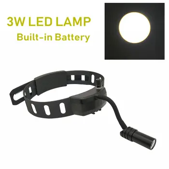 

Orthodontic Dentista Equipamento 3W Head Light Operation Lamp Flashlight for Dental Loupes Magnifying Glass & ENT Magnifier