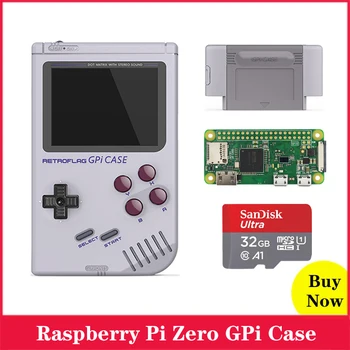 

Latest Raspberry Pi Zero Retroflag GPi Case kit with Safe Shutdown for Raspberry Pi Zero V1.3 for Raspberry Pi Zero W