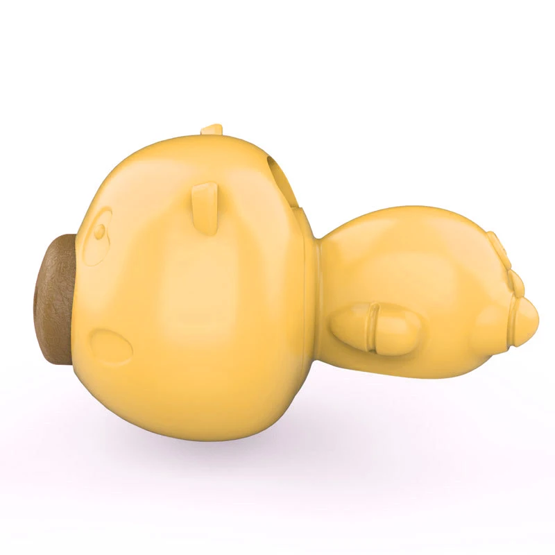 Популярные игрушки для домашних животных, Игрушки для маленьких собак, жевательная игрушка для собак, для агрессивных жевателей, лечение, раздача резиновых зубов, чистящая игрушка - Цвет: yellow