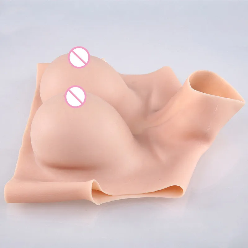 Силиконовая форма для груди E Cup Halfbody, E Cup TG CD, искусственная грудь, увеличивающая грудь, белье, 2000 г, цвет бежевый