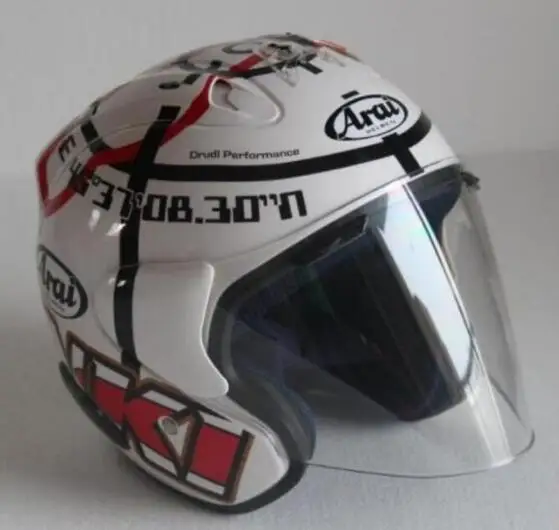2 Мотошлем мото велосипедный шлем горячая Распродажа arai r4 мото rcycle шлем винтажный шлем с открытым лицом Ретро 3/4 половина шлем casco - Цвет: 2