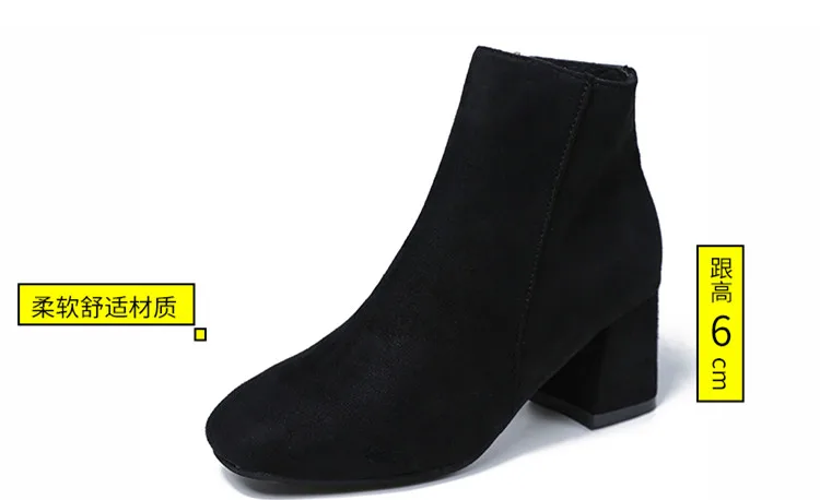 Autumn Boots Bootee Woman Low Heels booties Round Toe Booties Ladies Shoes Martins For Women Lace Up Luxury Designer Med