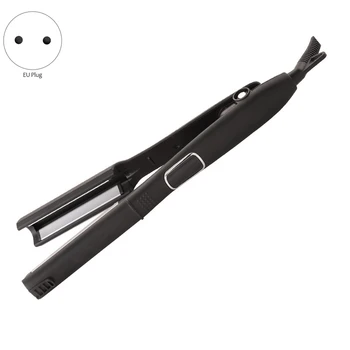 

EU Plug Hair Straightener 360 Degree Rotation Fast Heating PTC Tourmaline LCD Display Hair Straightener Professional