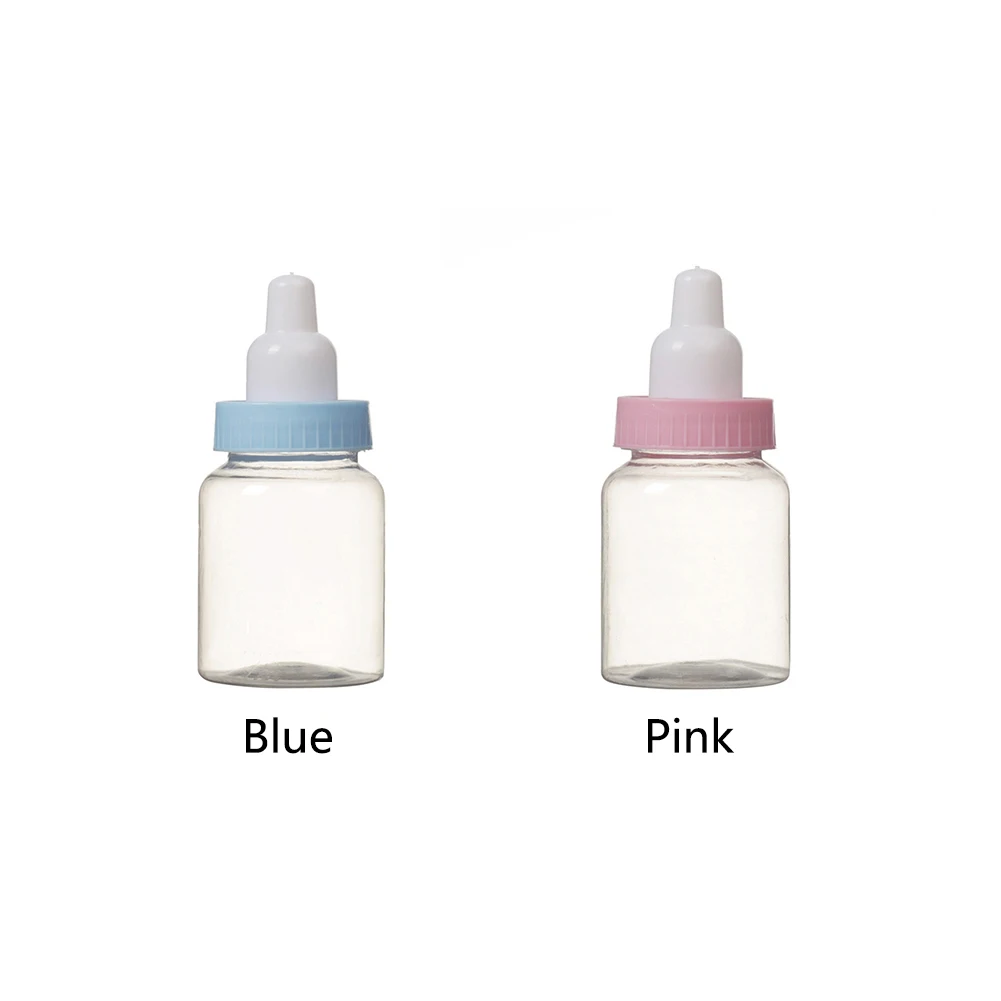 12pcs Wedding For Girl Boy Birthday Cute Kids Candy Box Clear Fillable Bottles Gift Supplies Baby Shower Party Decorations |