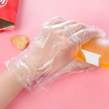 

100 pcs/bag Disposable Cleaning Gloves Multipurpose Cooking Outdoor No-touching Protective Food Grade Gloves Protective Supplies