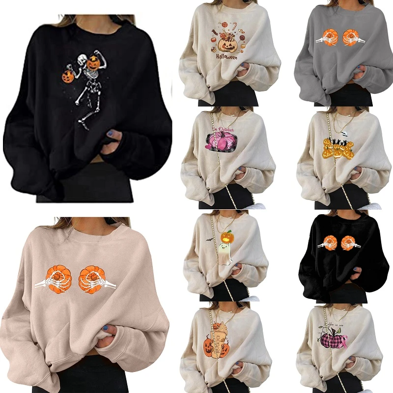 halloween sweatshirt woman