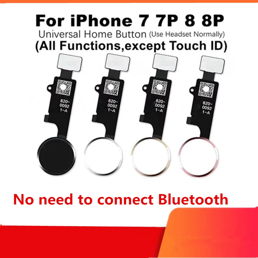 1 шт. задняя камера для iPhone SE 6 6 Plus 6S 6S Plus 7 7 Plus 8 8 Plus X XS XR XS Max новейшая кнопка Home для модели iPhone
