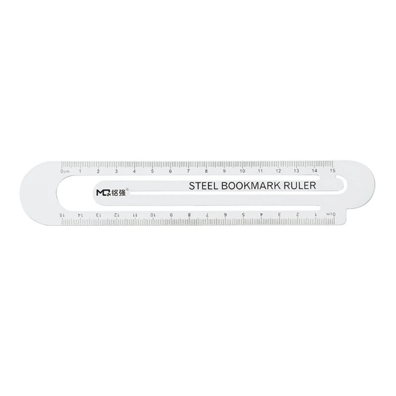 Cartoon Metal Bookmark Ruler Book Holder Clip Measuring Scale School Supplies 1XCB metal bookmark bookmarks stationery supplies paper bookmark