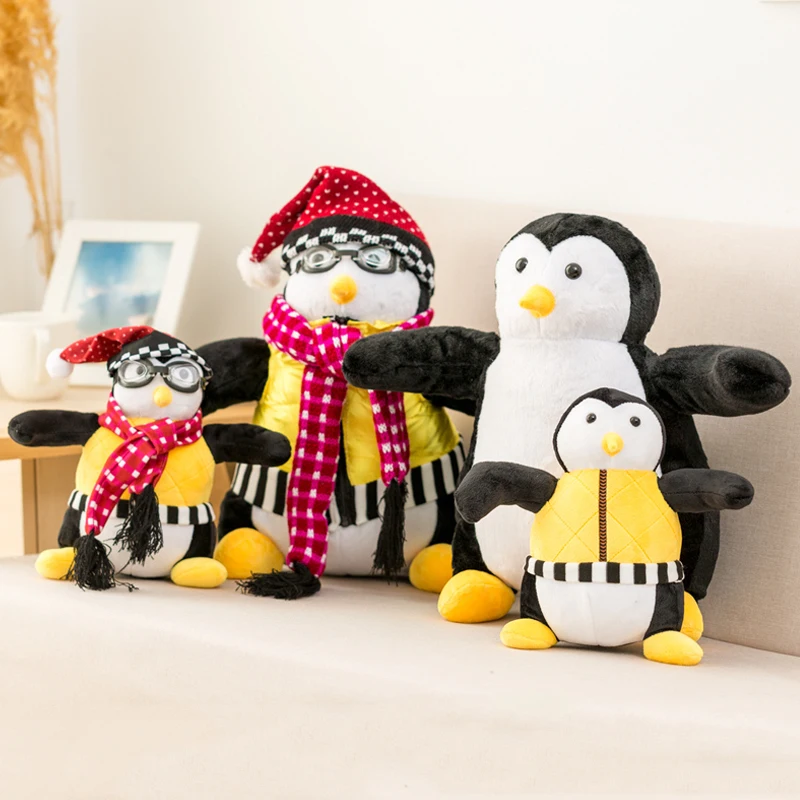 25/45 см серьезные друзья Пингвин Плюшевые Игрушки Друзья Hugsy плюшевый пингвин