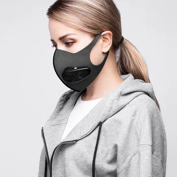 

Smart Electric Face Mask Air Purifying Anti Dust Pollution PM2.5 Mask with Breathing Valves BJStore