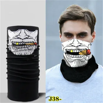 

SHUOWEI Fashion Sports Scarf Magic Headband Bicycle Bike Face Shield skull face mask Tube Head Scarf Elastic Balaclava Bandana