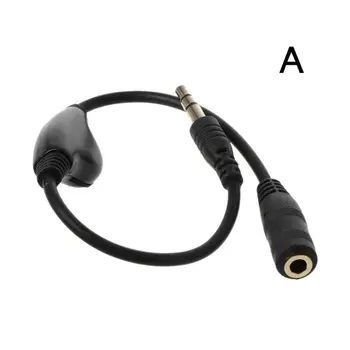 

3.5mm Jack AUX Male to Female Adapter Extension Cable Audio Stereo Cord with Volume Control Earphone Headphone Wire for Smartpho