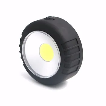 

Portable Mini COB LED Work Light Powerful Waterproof Magnet hanging hook LED flashlight Outdoor Camping Light use 3*AAA
