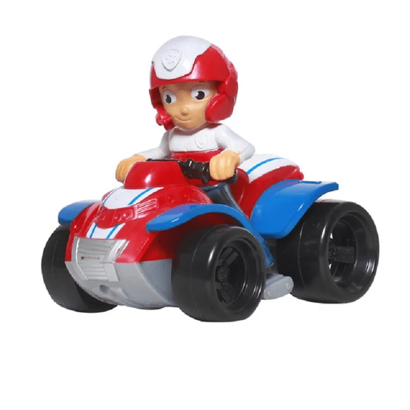 Paw Patrol игрушки набор Щенячий патруль машины Patrulla Canina деформация фигурки Модель трекер Эверест Райдер погоня игрушка подарок - Цвет: Rydel