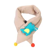 Хлопковый шарф, детский теплый удобный шарф с крокодиловым дизайном, грелка на шею, подарок, крокодильчик, шарфы для детей на зиму